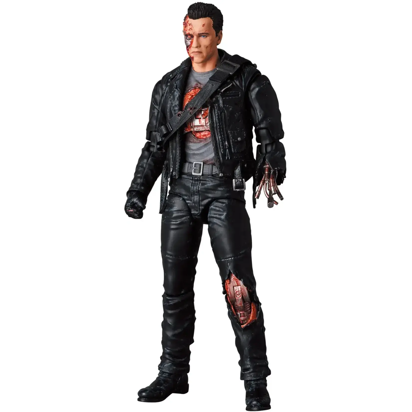 Terminator T-800 T2 Damaged Ver. Figure by Mafex Medicom