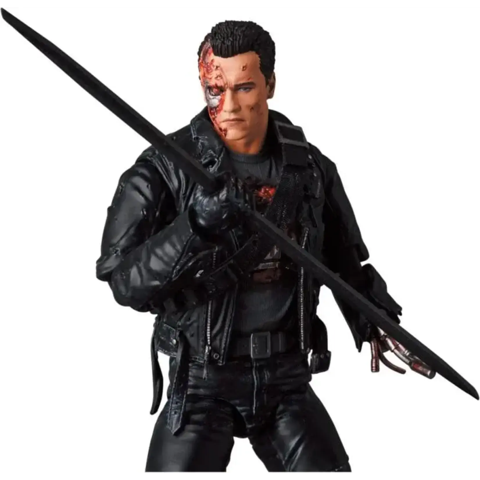 Terminator T-800 T2 Damaged Ver. Figure by Mafex Medicom
