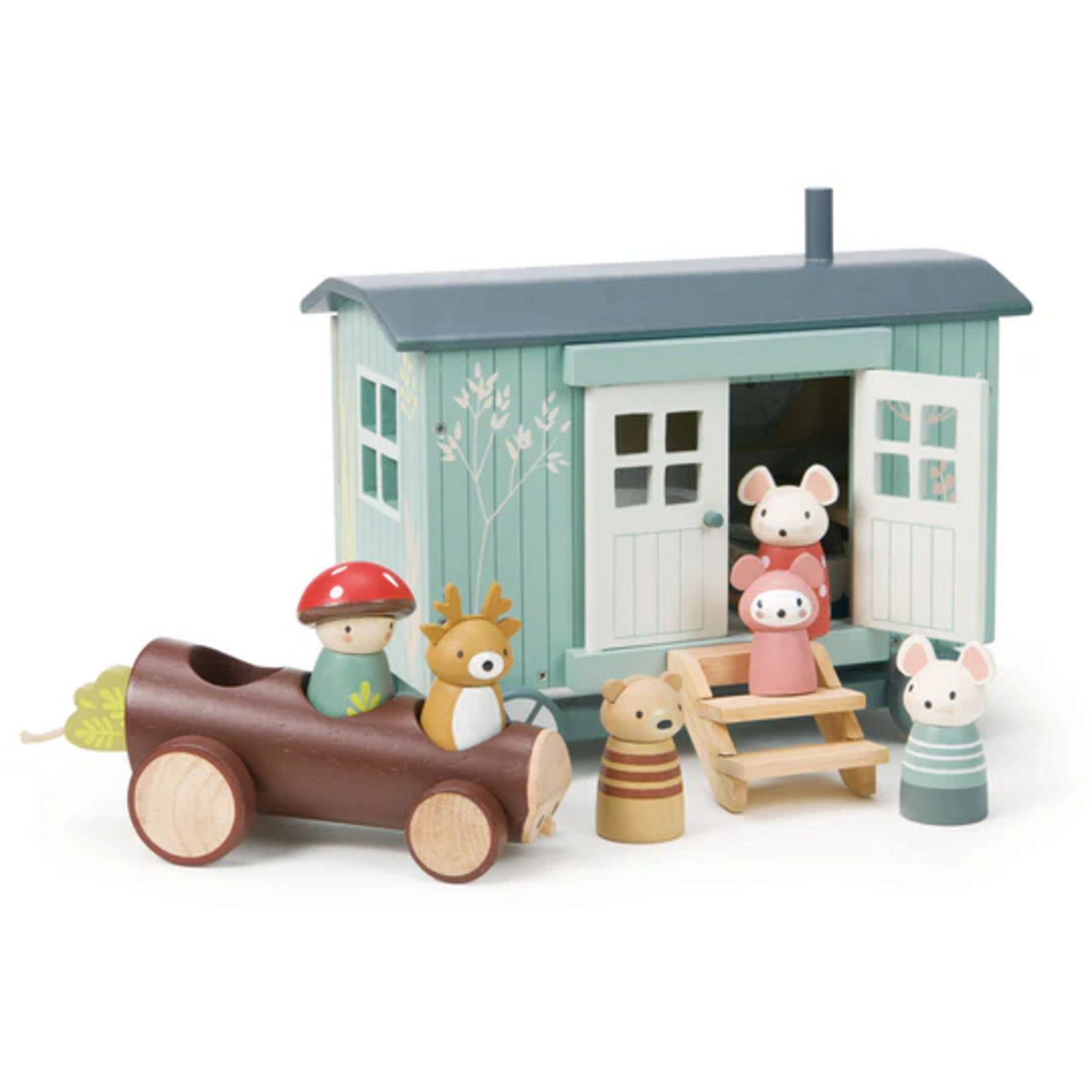 Secret Meadow Shepherds Hut: Furnished Wooden Playset with Mice Dolls