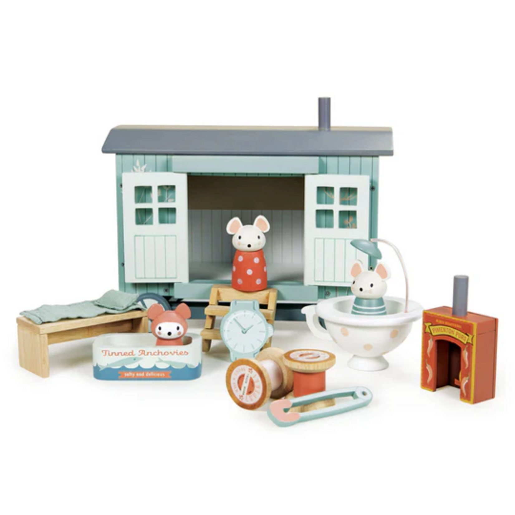 Secret Meadow Shepherds Hut: Furnished Wooden Playset with Mice Dolls