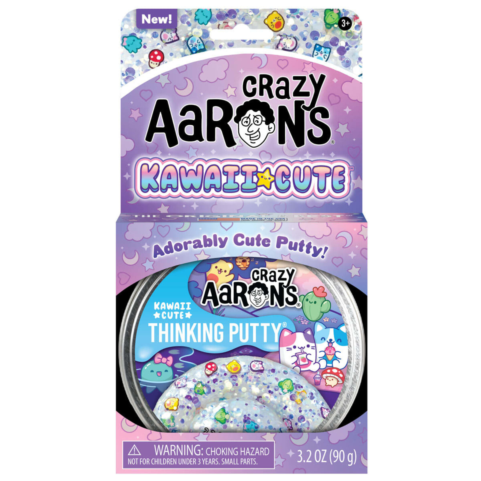 Crazy Aaron's Kawaii Cute Thinking Putty 4" Tin