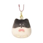 Peta Friends Kuroshiba Ribon Mascot Plush Keychain