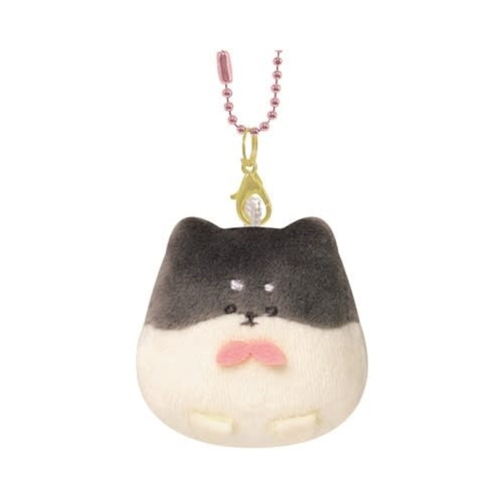 Peta Friends Kuroshiba Ribon Mascot Plush Keychain
