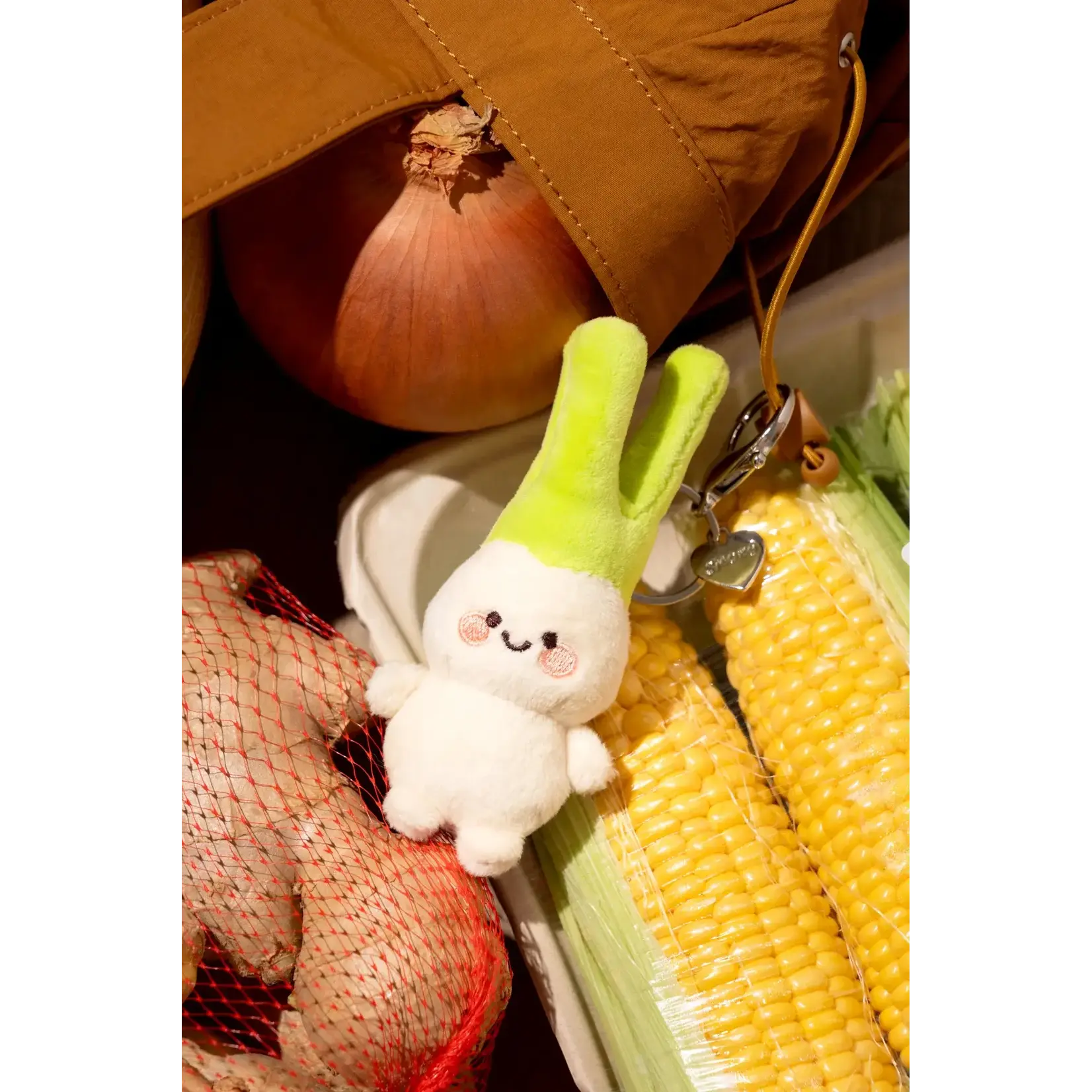 Pip Green Onion Bag Charm
