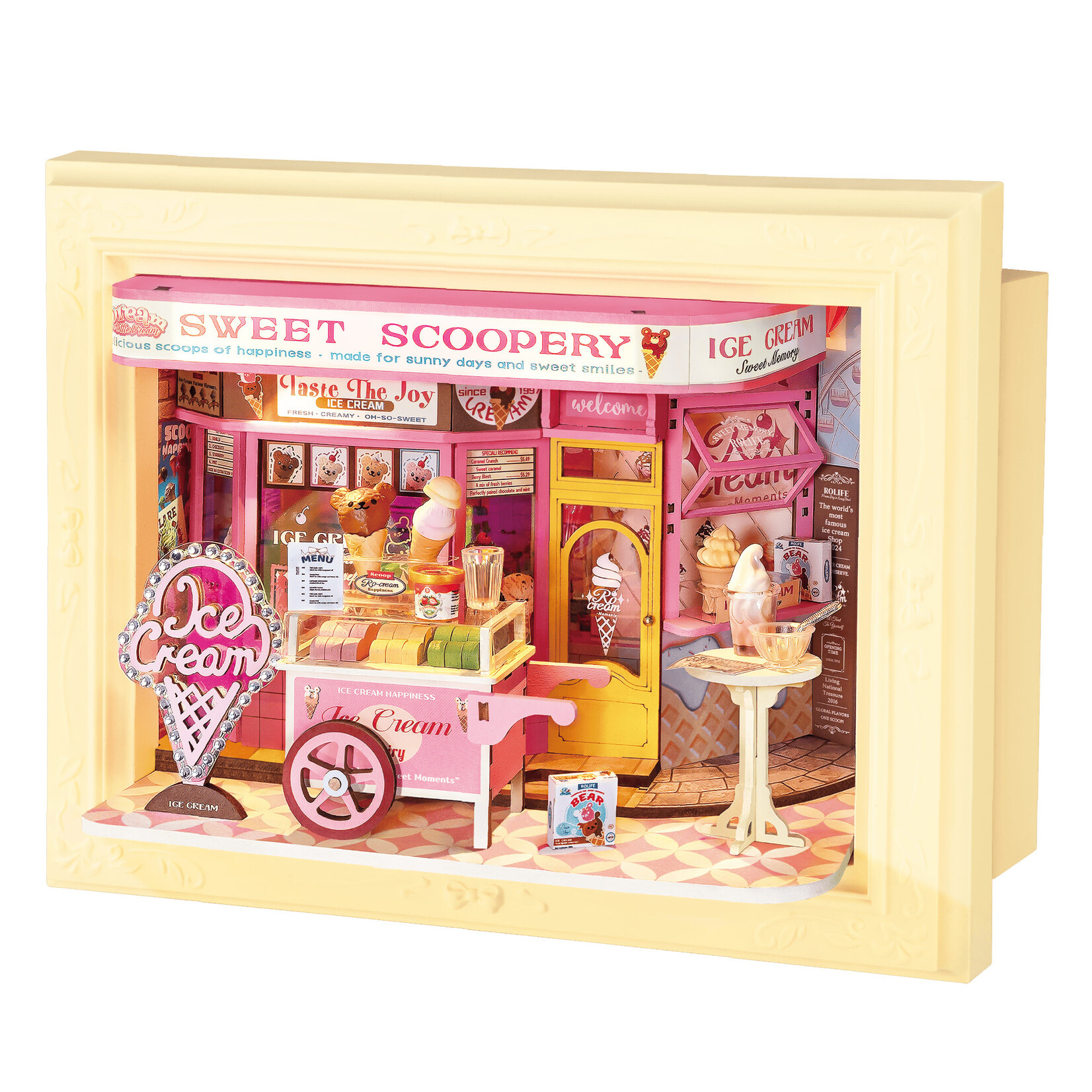 Sweet Scoopery Miniature Frame 3D Wooden Puzzle