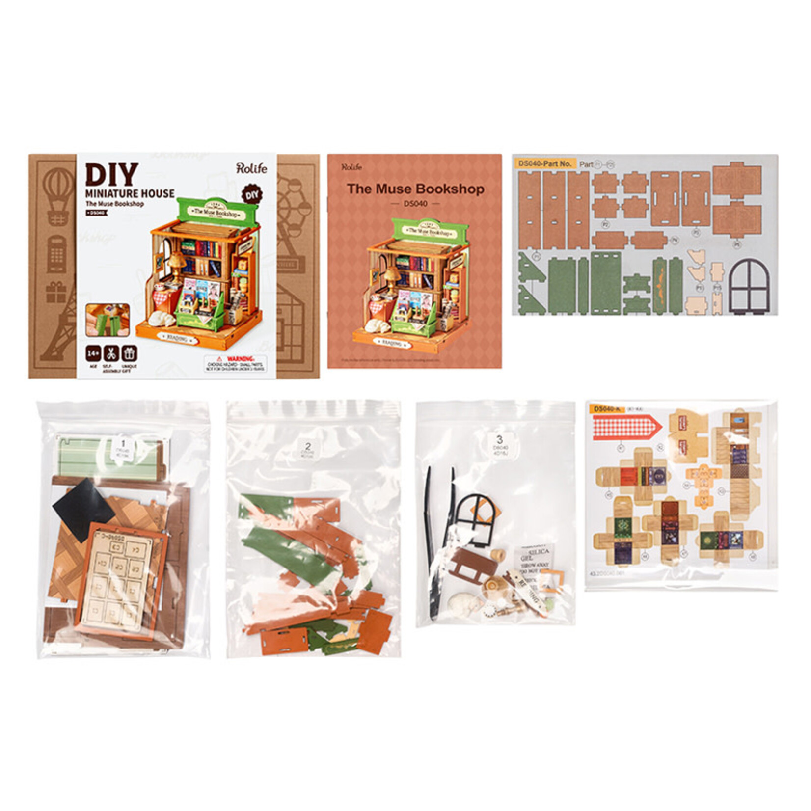 The Muse Bookshop DIY Miniature