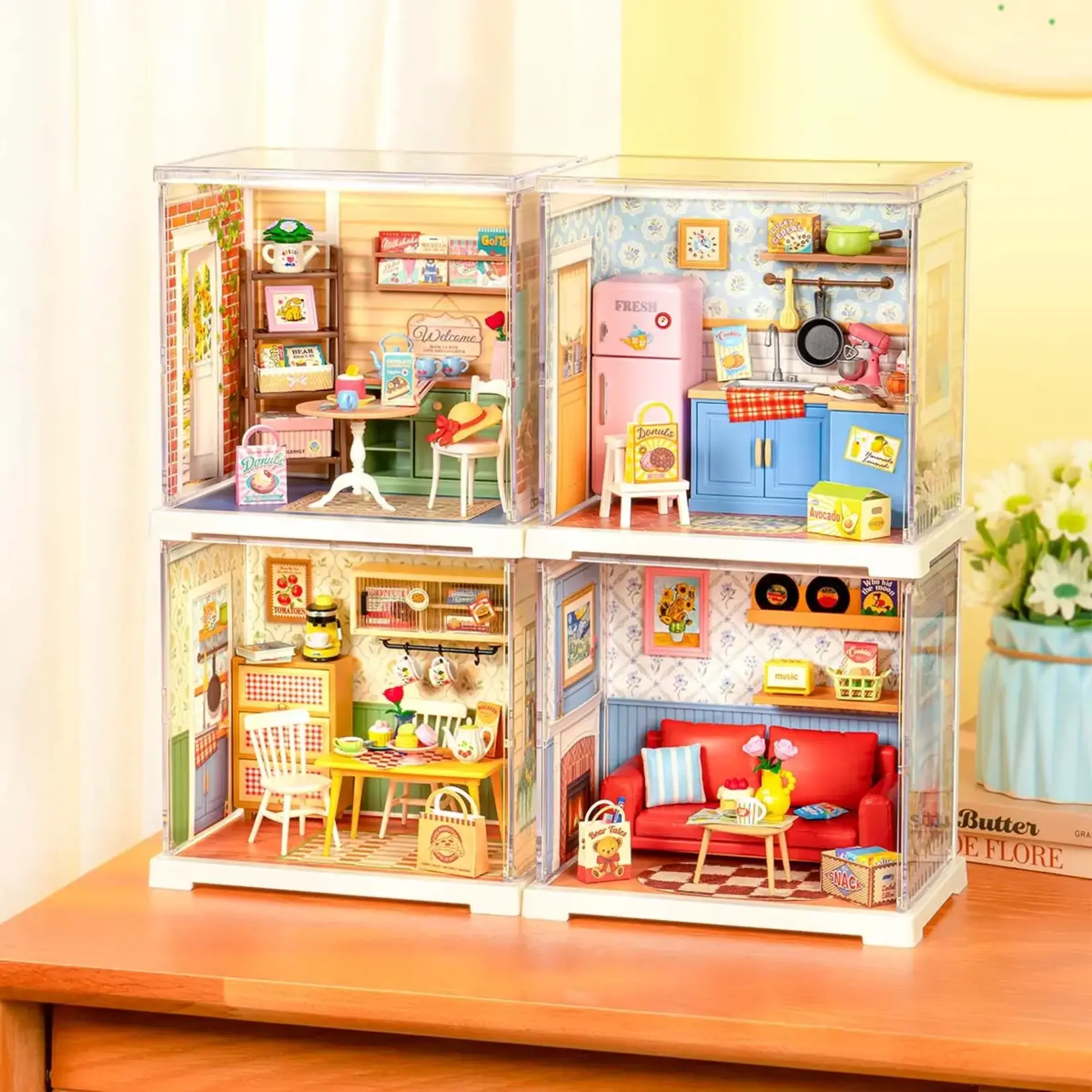 Homely Baking Kitchen Mini Super Creator DIY Miniature House