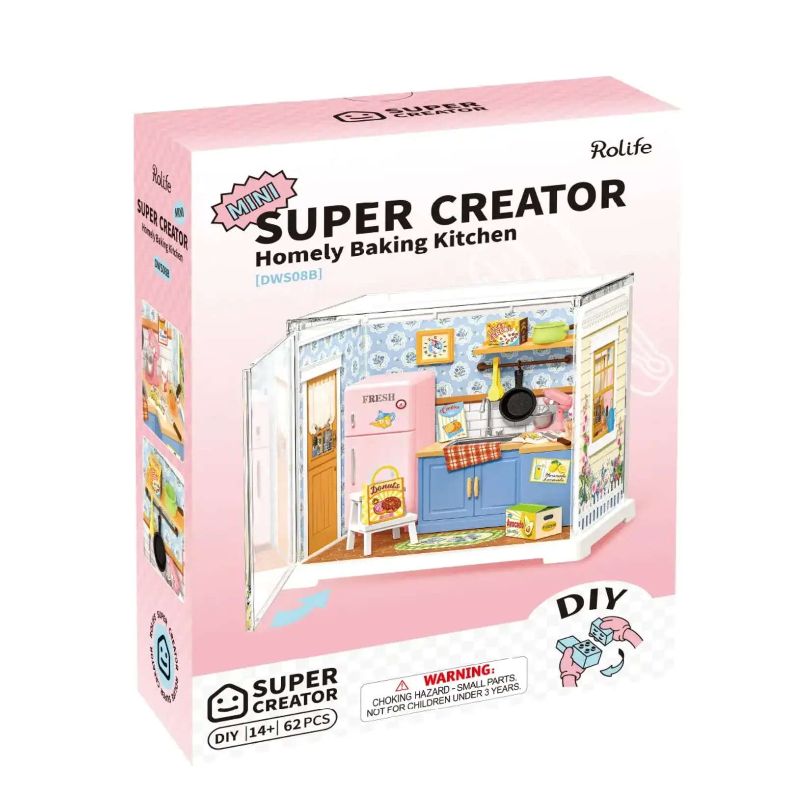 Homely Baking Kitchen Mini Super Creator DIY Miniature House