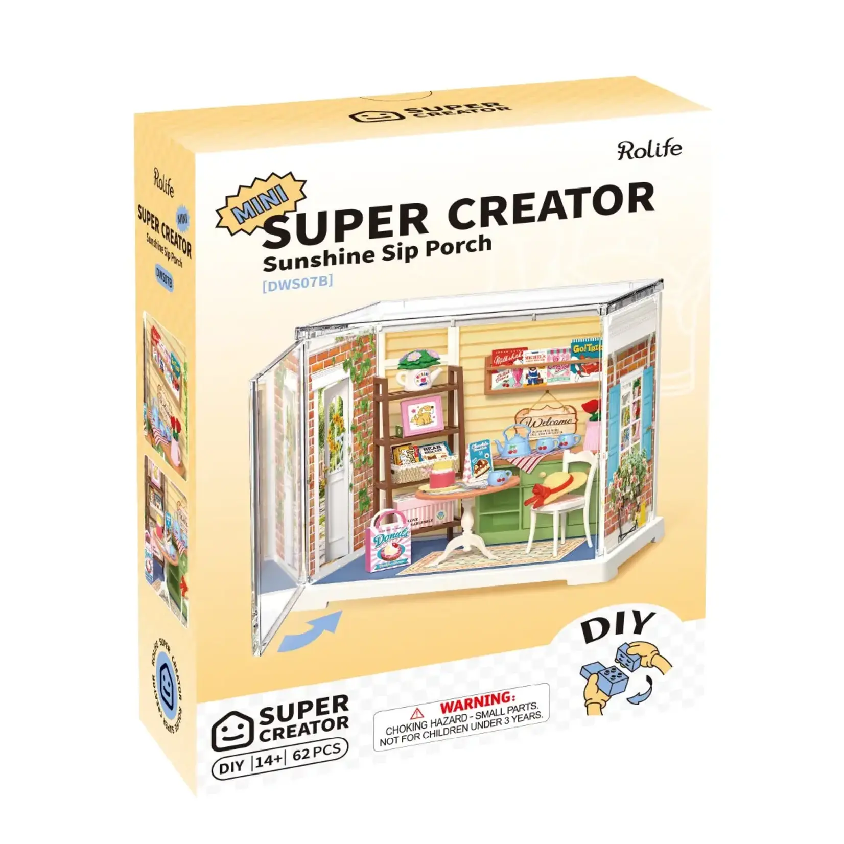 Sunshine Sip Porch Mini Super Creator DIY Miniature House
