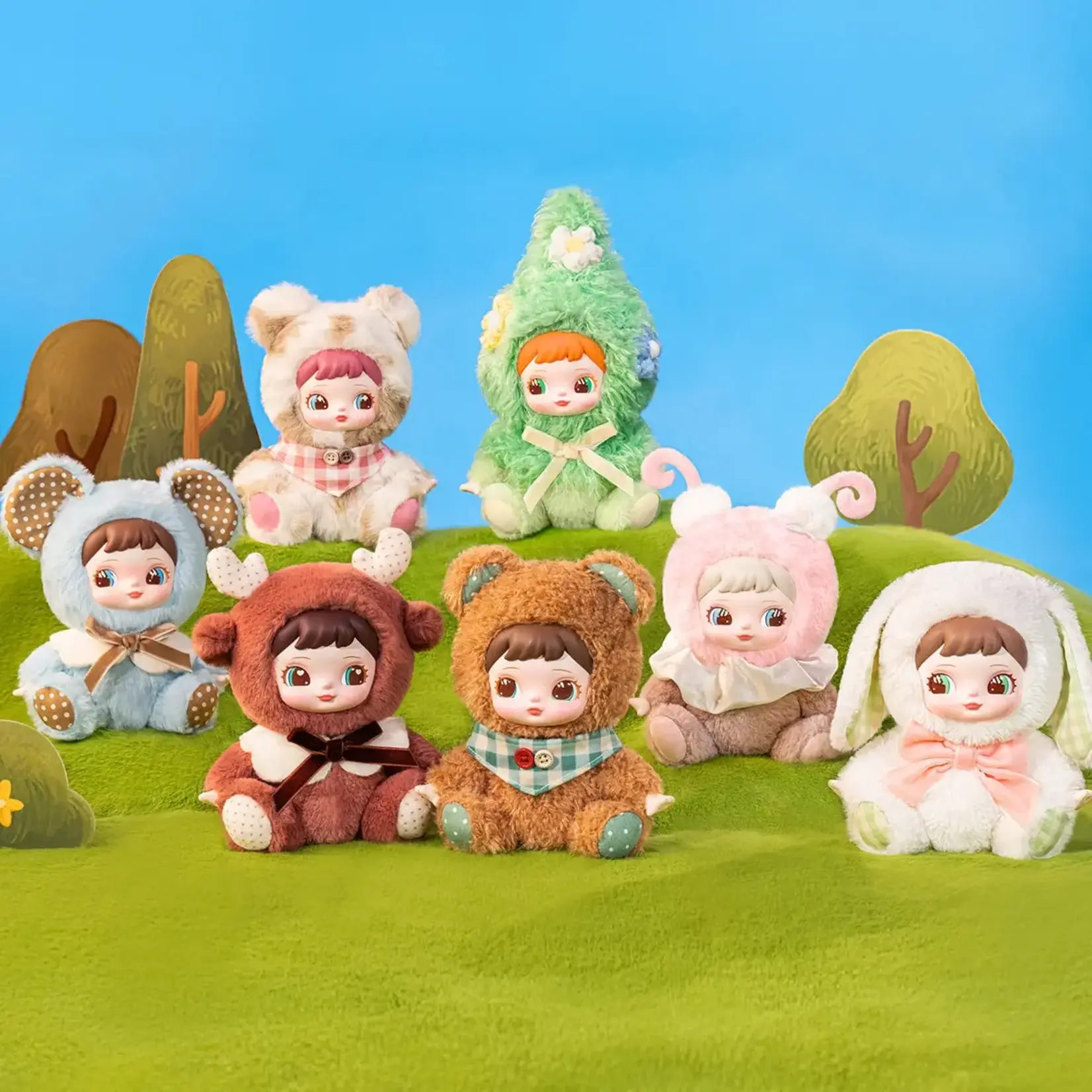 Charline's Forest Hide & Seek Series Surprise Plush Pendant