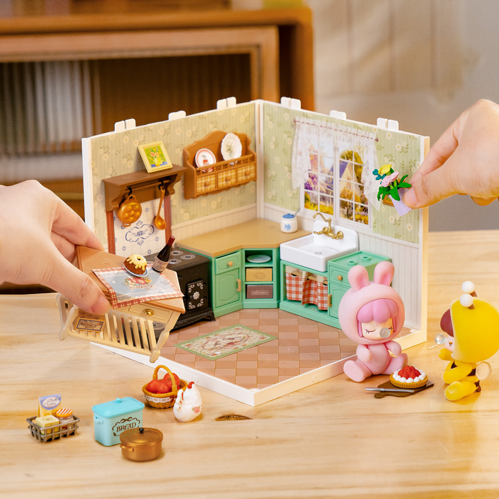 Farmhouse Kitchen DIY Miniature House Kit