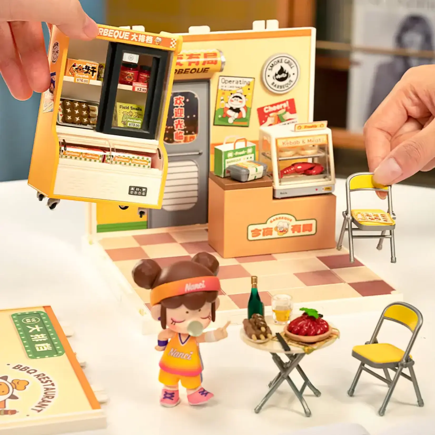 Night Out Food Stall DIY Miniature House Kit