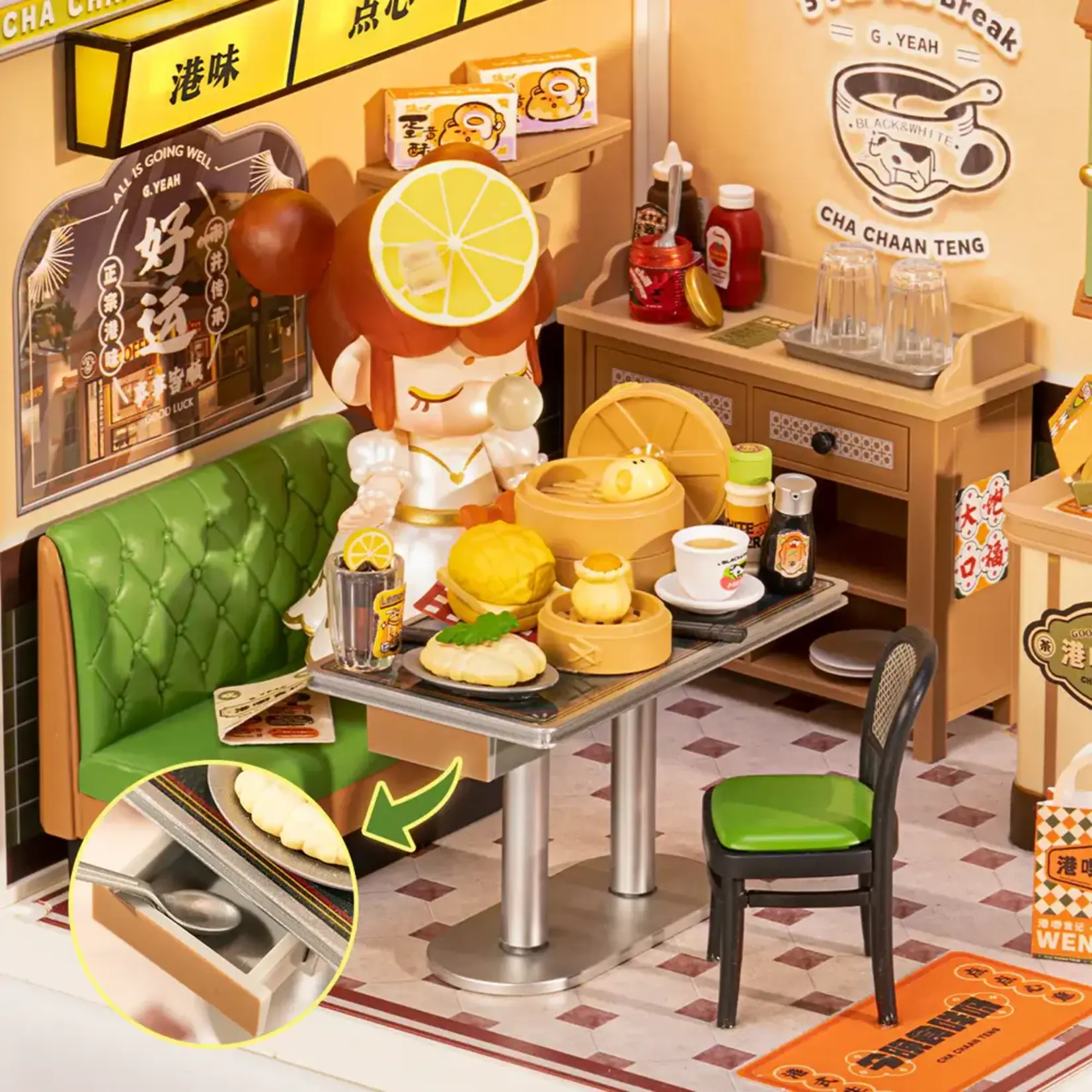 Hong Kong Bites Cafe DIY Miniature House