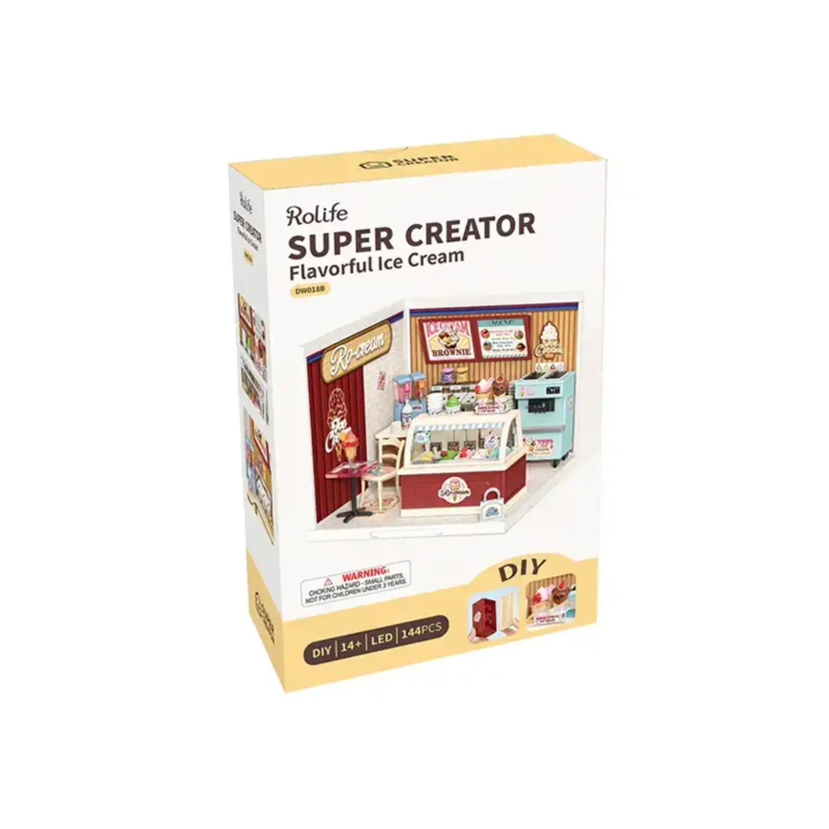 Flavorful Ice Cream DIY Miniature House Kit