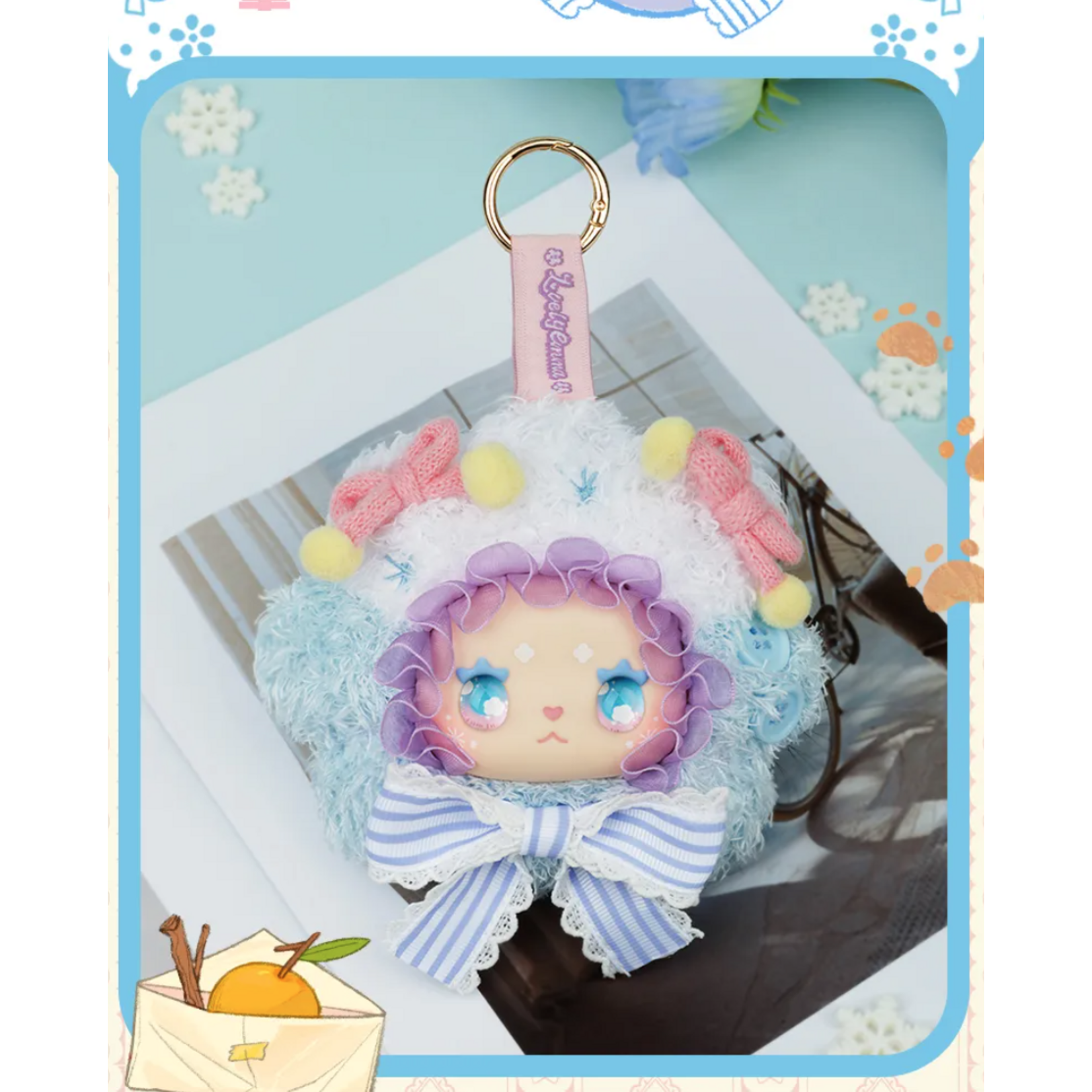 Lovely Emma Floral Seasons Surprise Vinyl Plush Charm