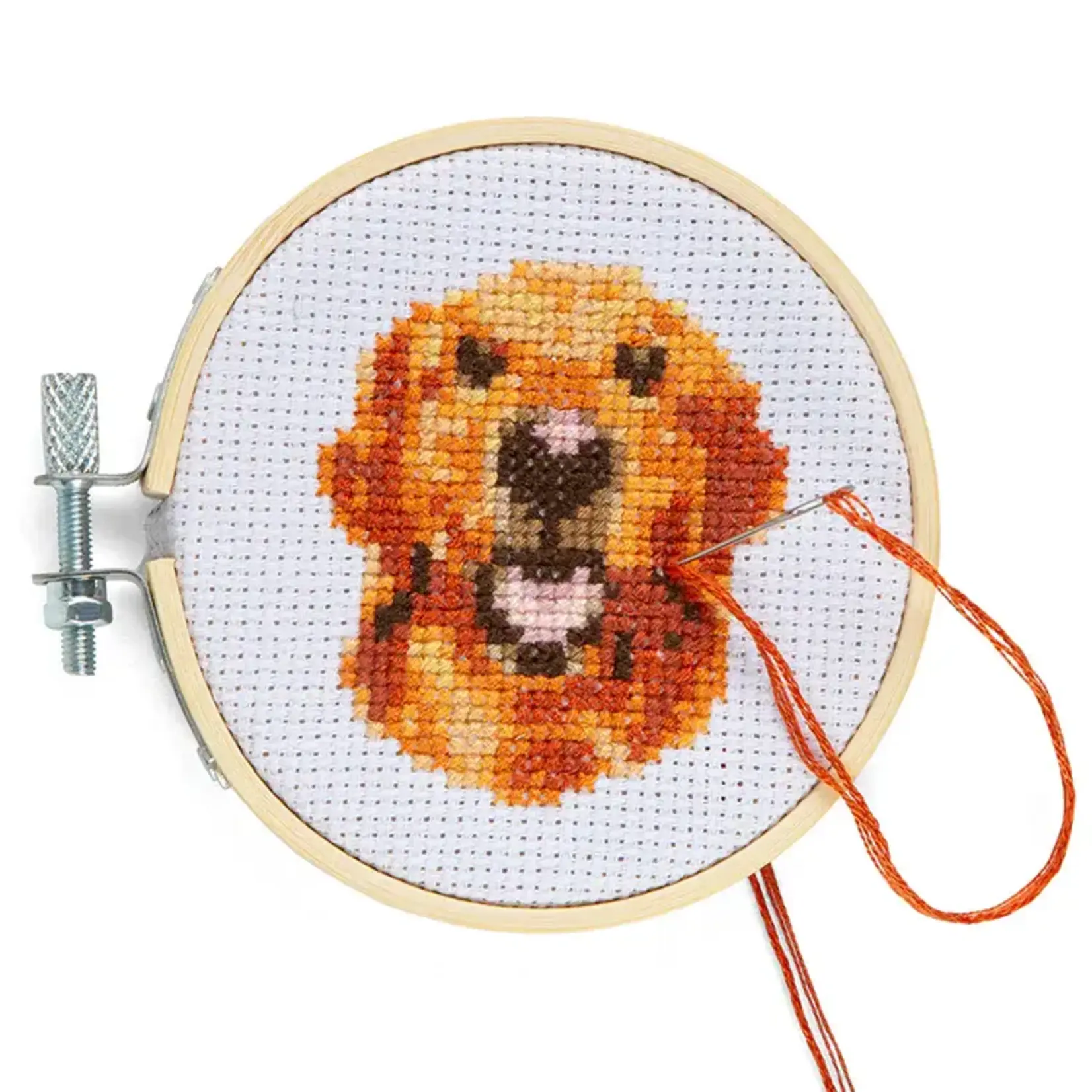 Dog Mini Cross Stitch Embroidery Kit