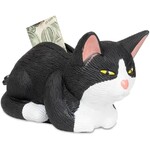 Tuxedo Cat Soft Vinyl Coin Purse