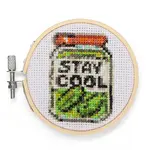 Pickle Mini Cross Stitch Embroidery