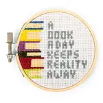 Books Mini Cross Stitch Embroidery Kit