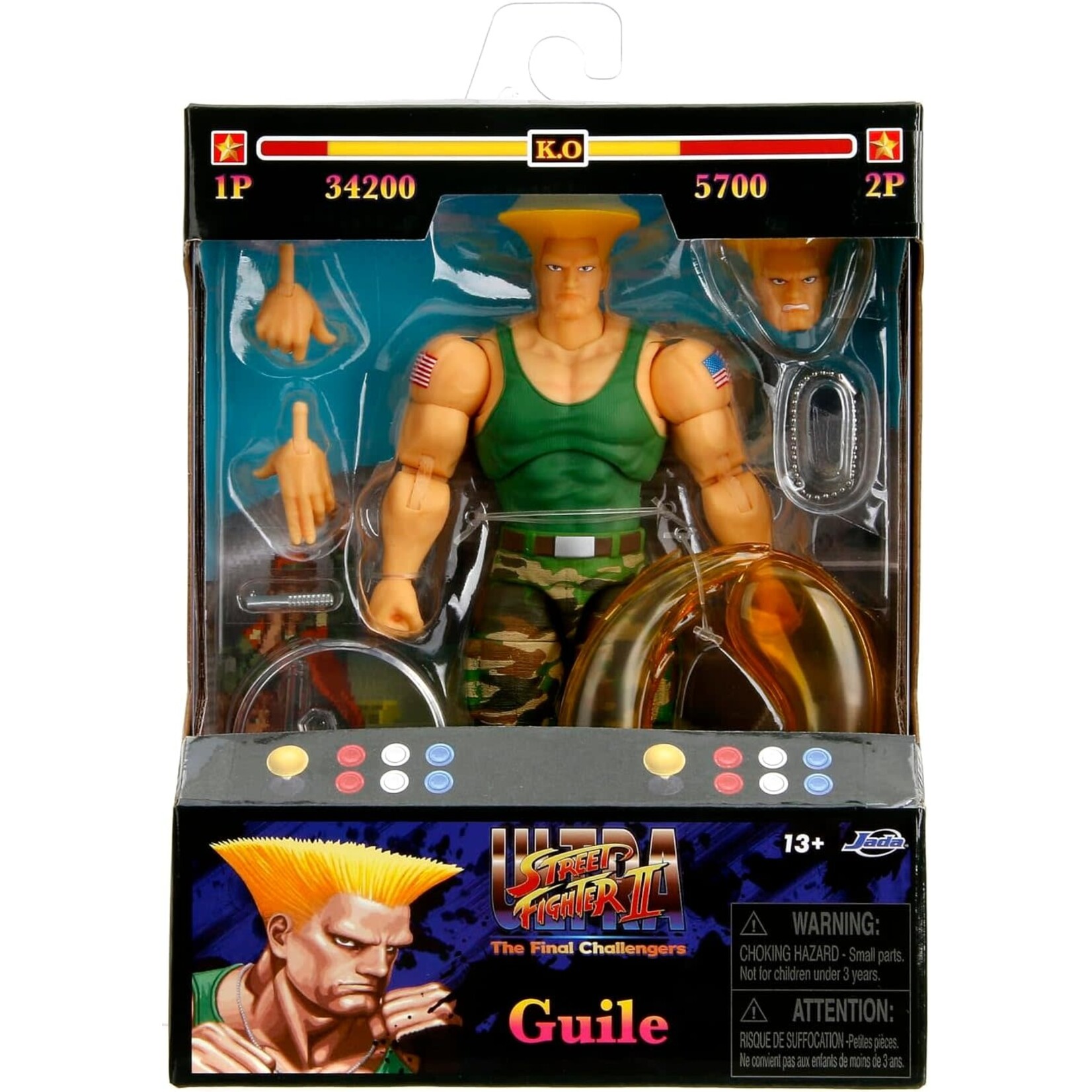 Ultra Street Fighter II Guile 6-Inch Scale Action Figure