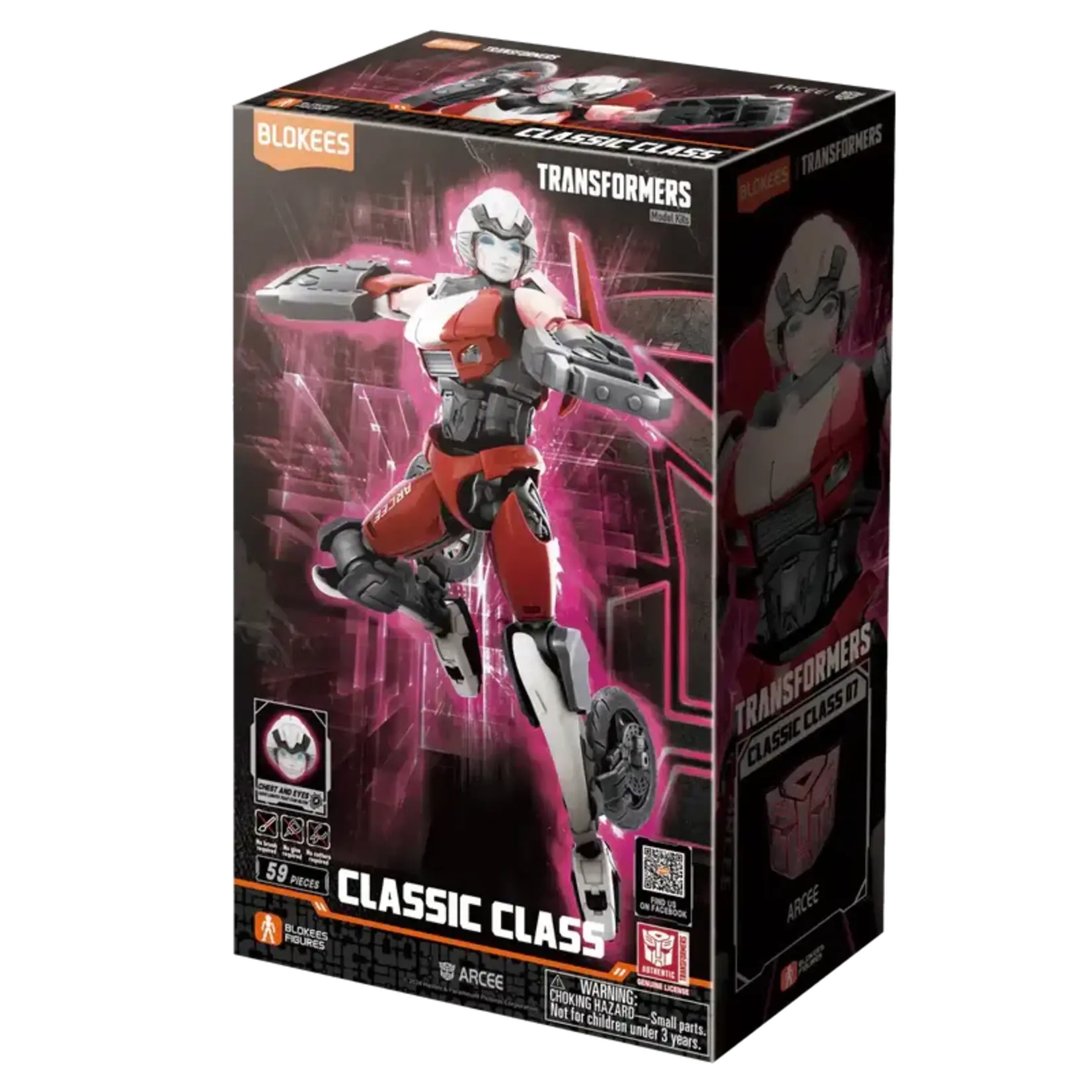 Transformers Classic Class 07 Arcee Model Kit