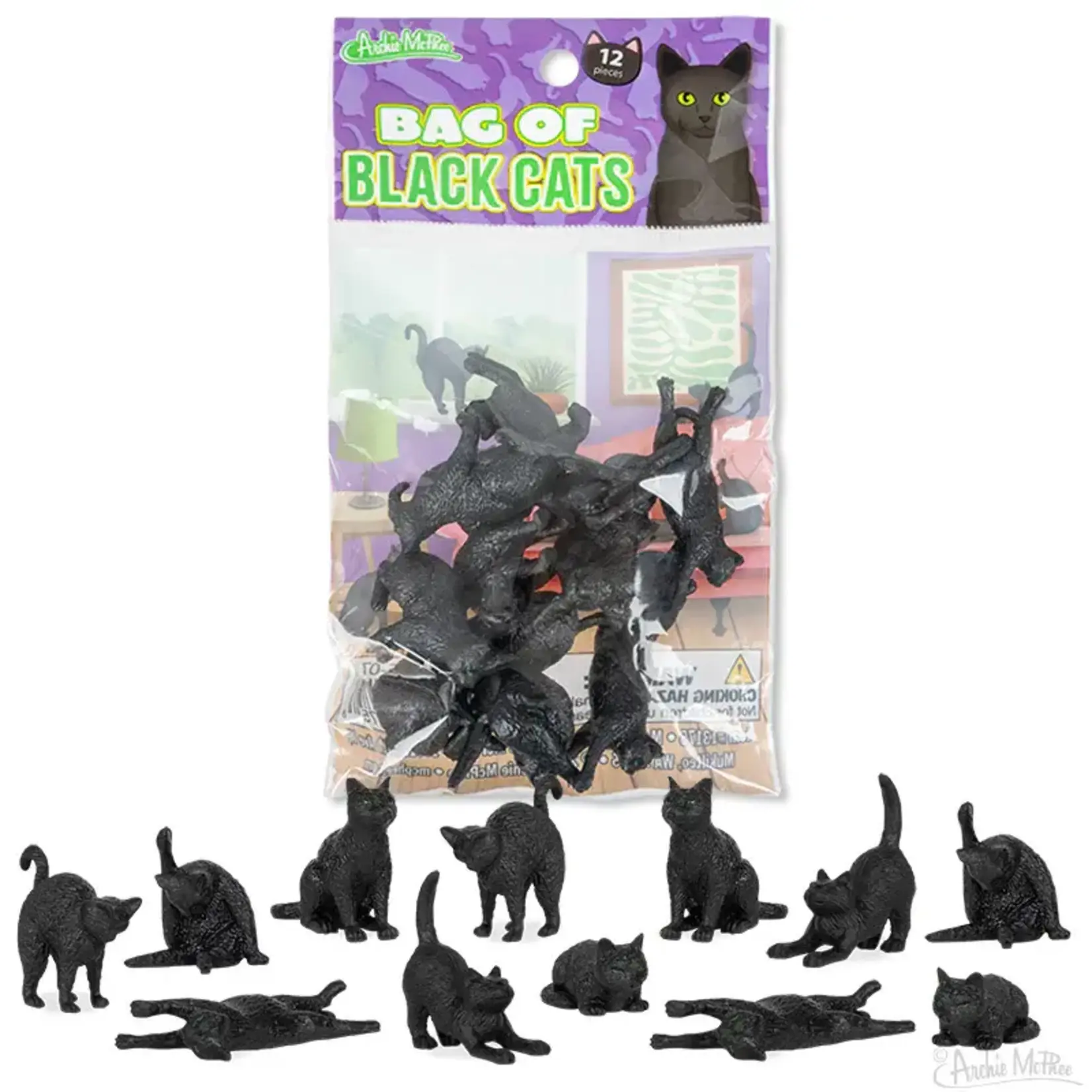 Itty Bitty Bag of Black Cats