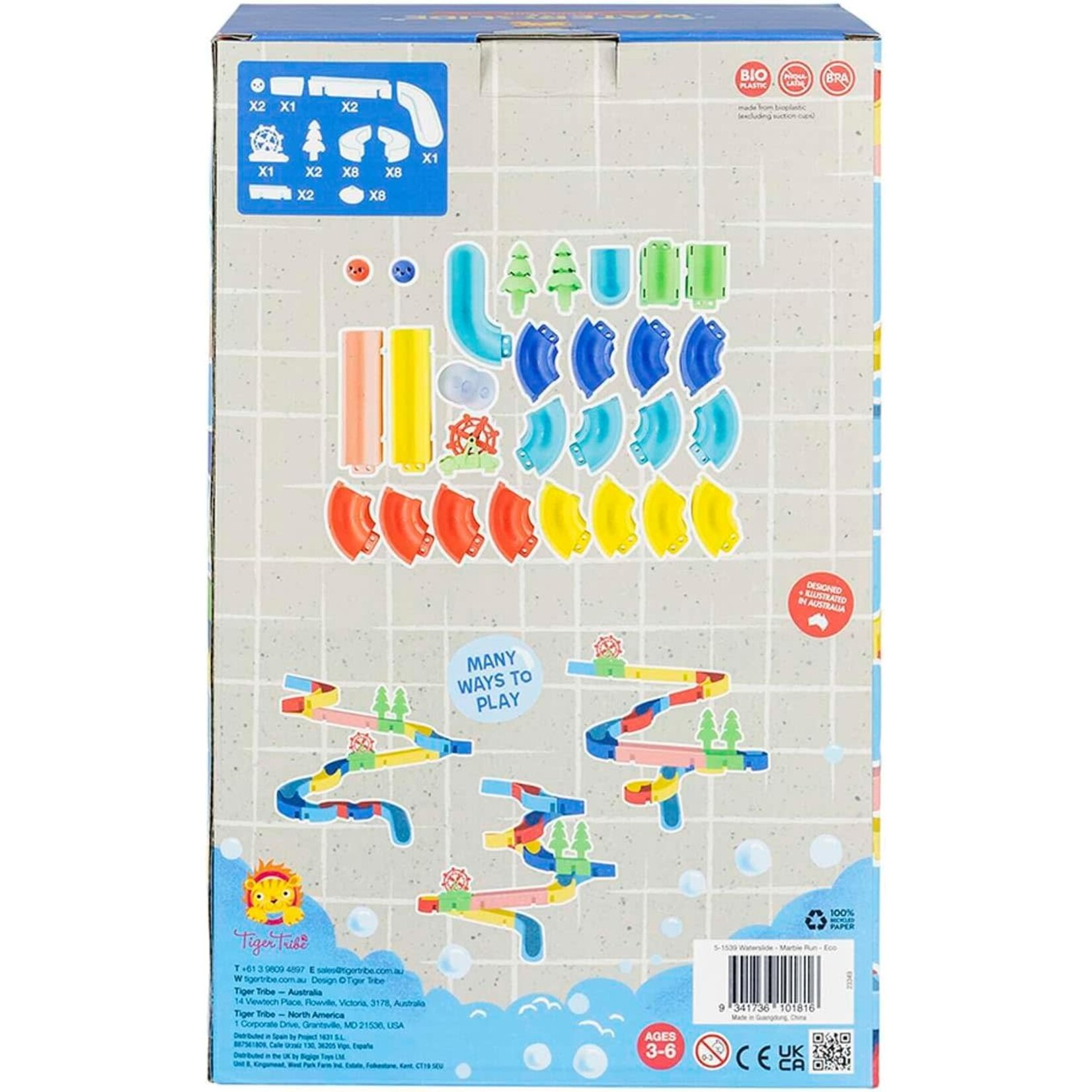 Waterslide Marble Run - Eco Bath Toy