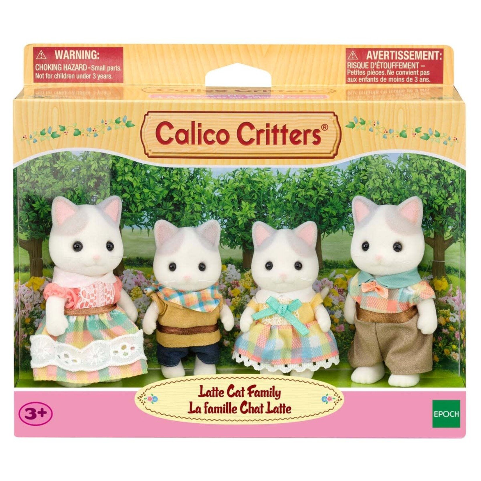 Calico Critters Latte Cat Family