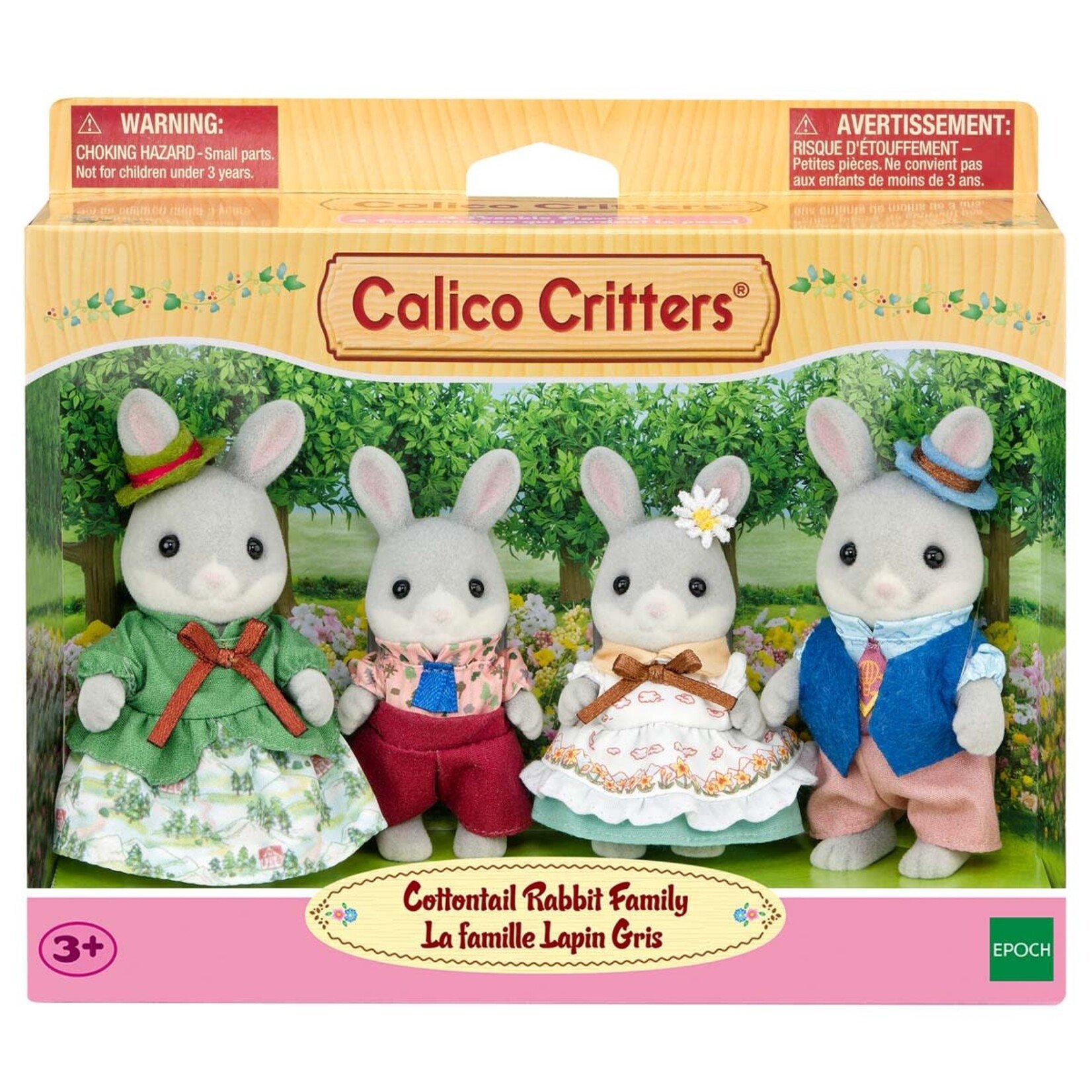 Calico Critters Cottontail Rabbit Family