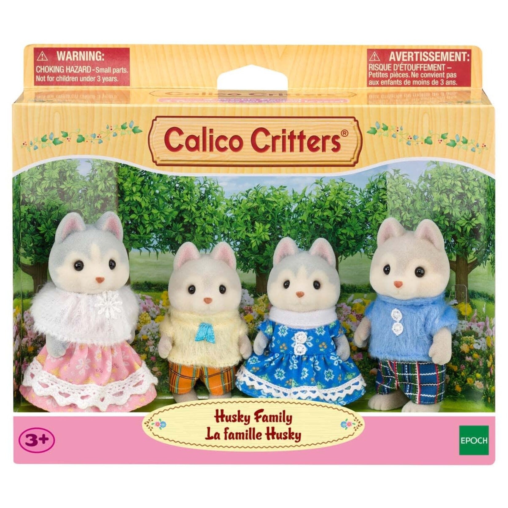 Calico Critters Husky Family