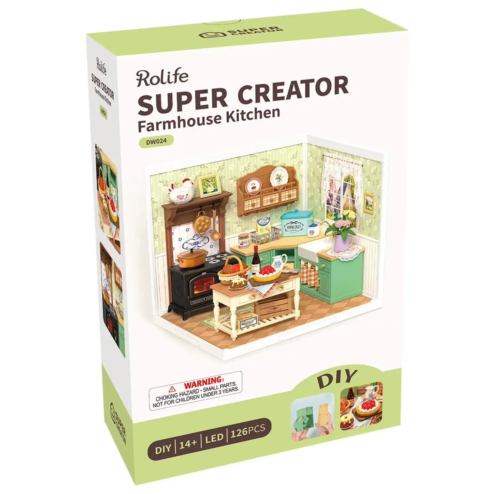 Farmhouse Kitchen DIY Miniature House Kit