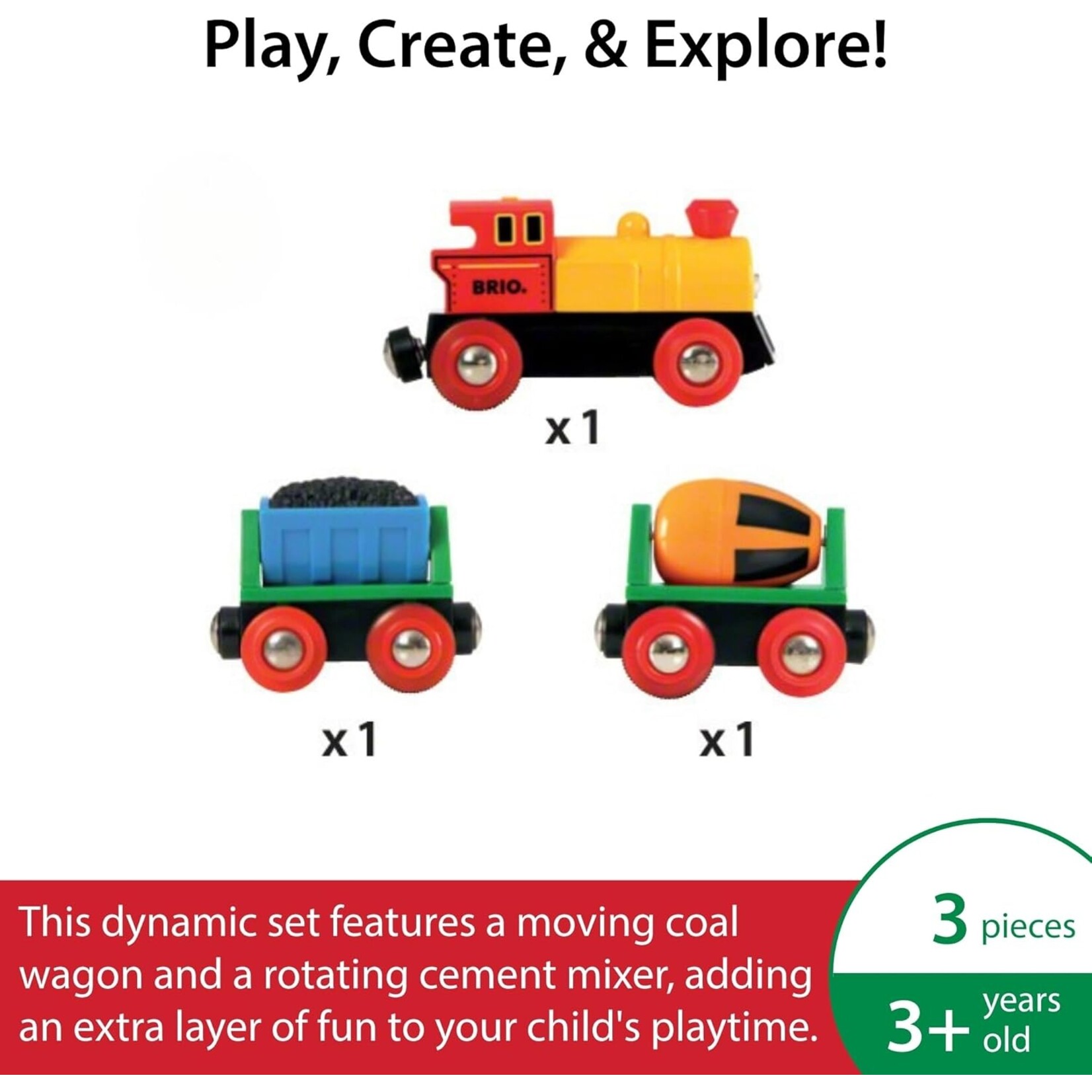 BRIO World Battery Operated Action Train