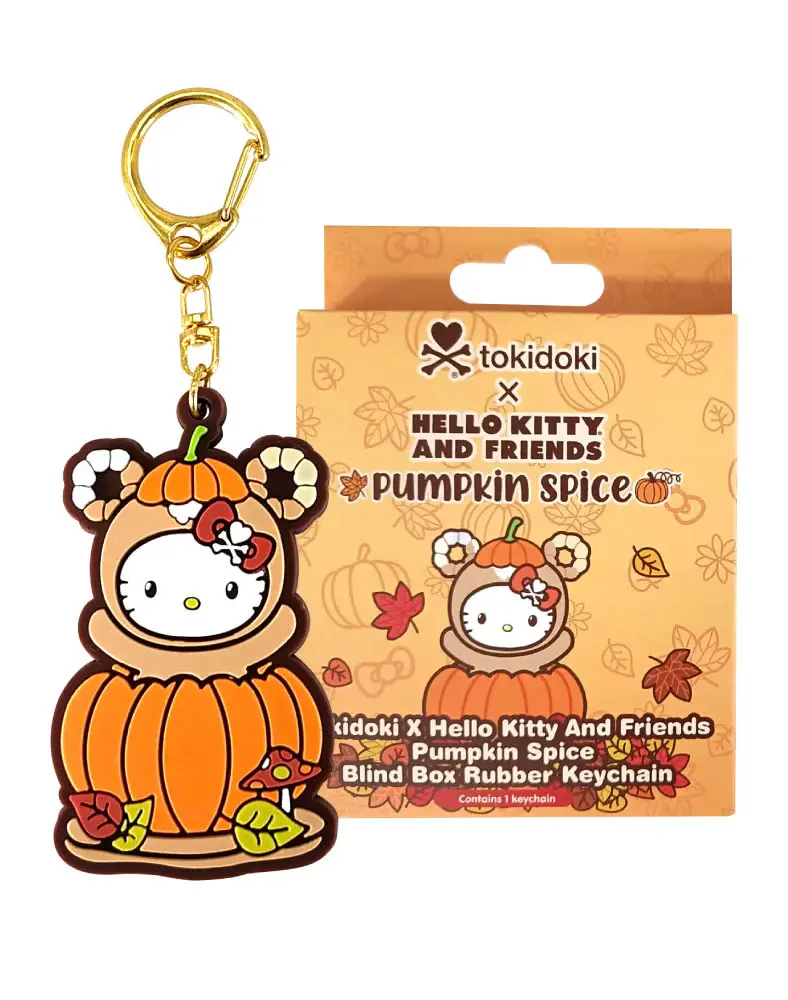 ハローキティ×TOKIDOKI ストラップ Tokidoki x Hello Kitty & Friends Pumpkin Spice Series - Toy Joy