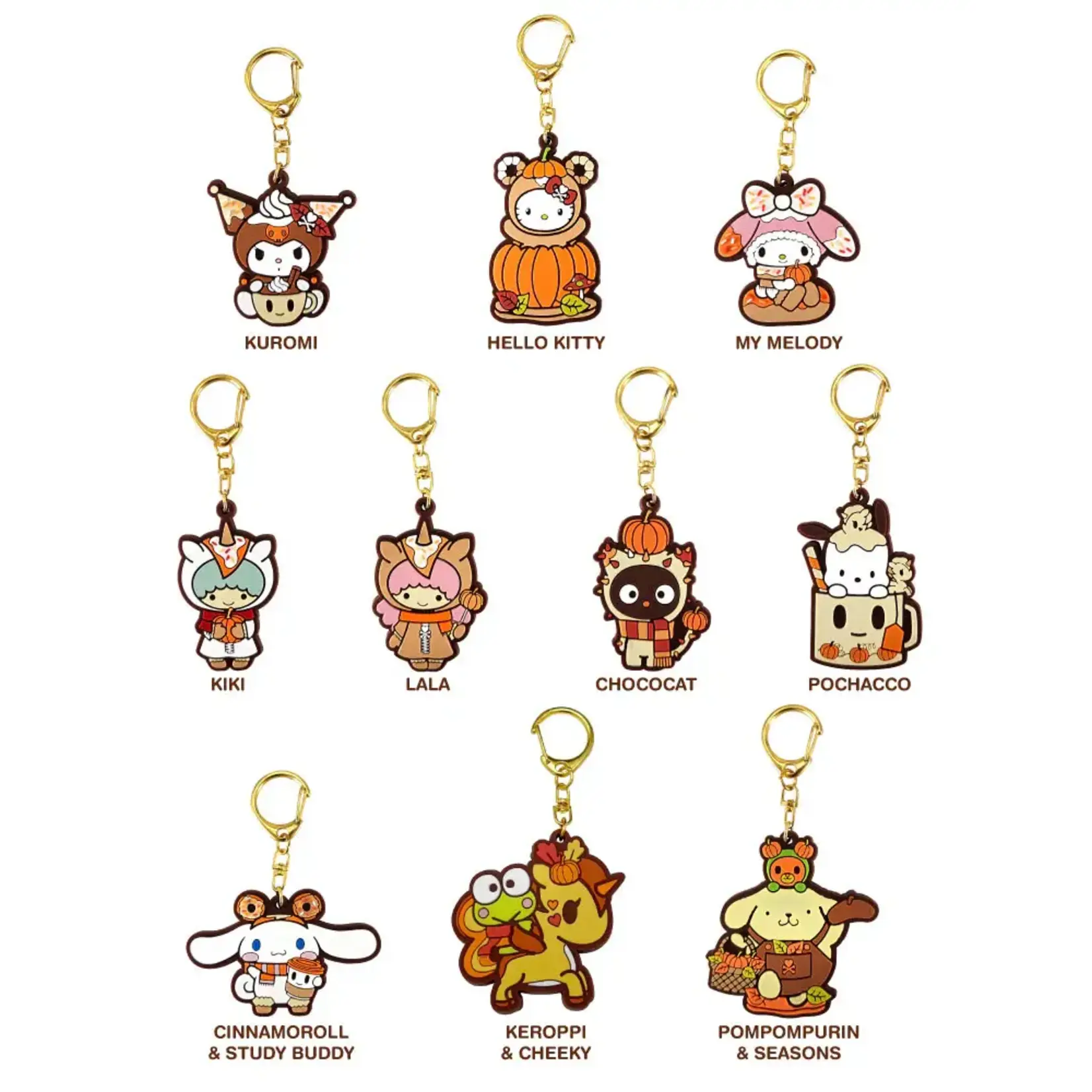 Tokidoki x Hello Kitty & Friends Pumpkin Spice Series Surprise Keychain
