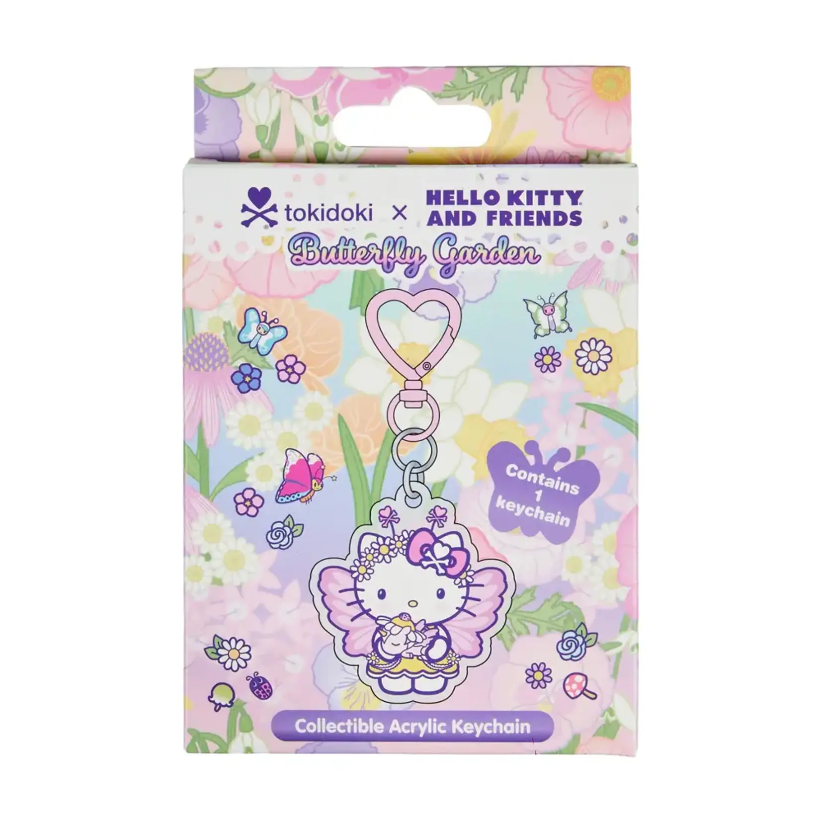 tokidoki x Hello Kitty and Friends Butterfly Garden Carabiner Keychain Surprise