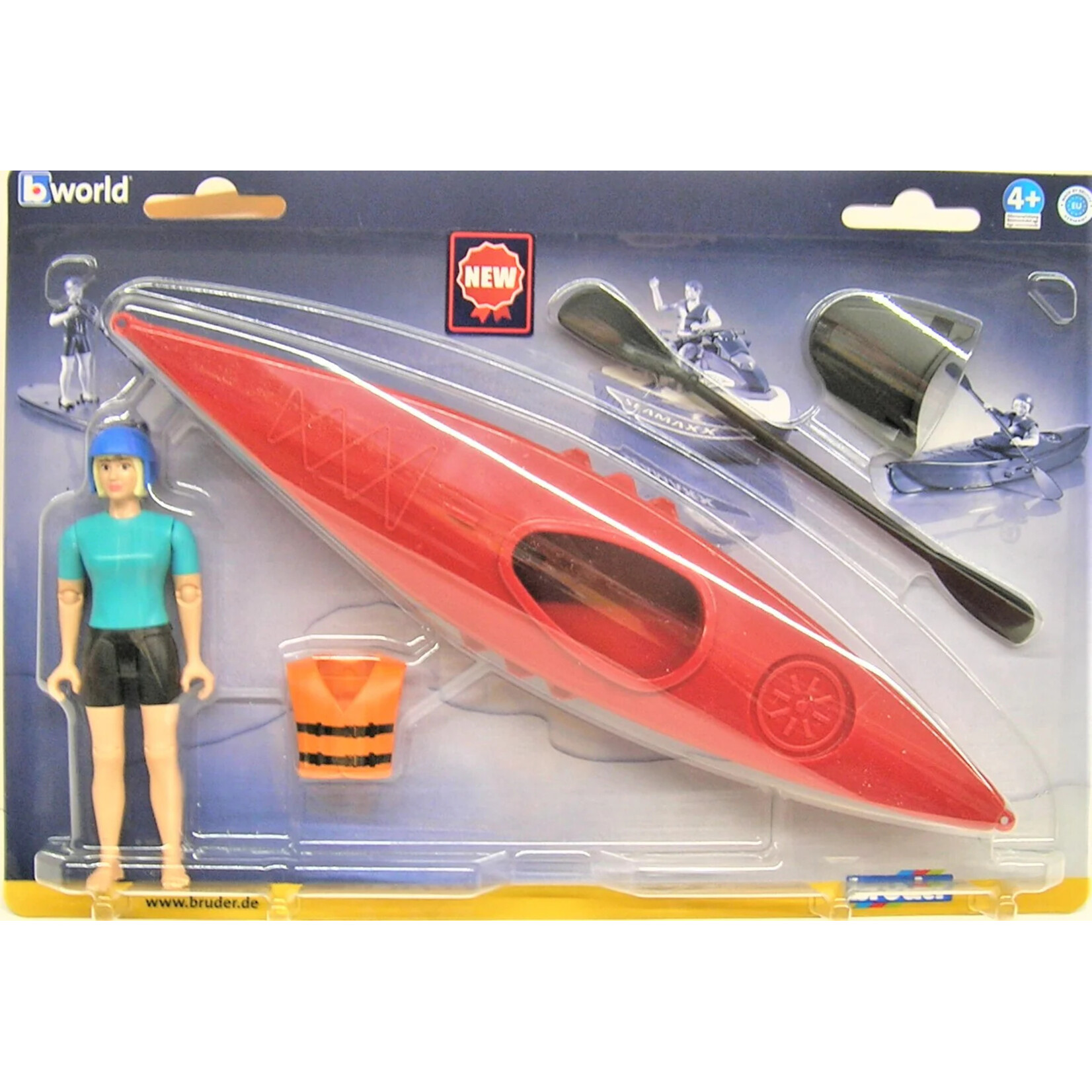 Kayak With Figure by Bruder