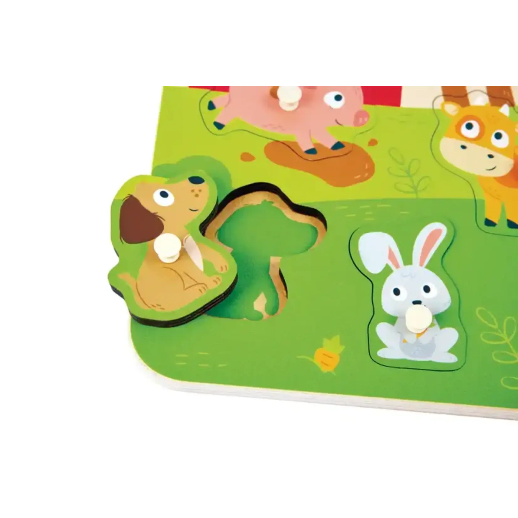 Farm Animals Peg Puzzle