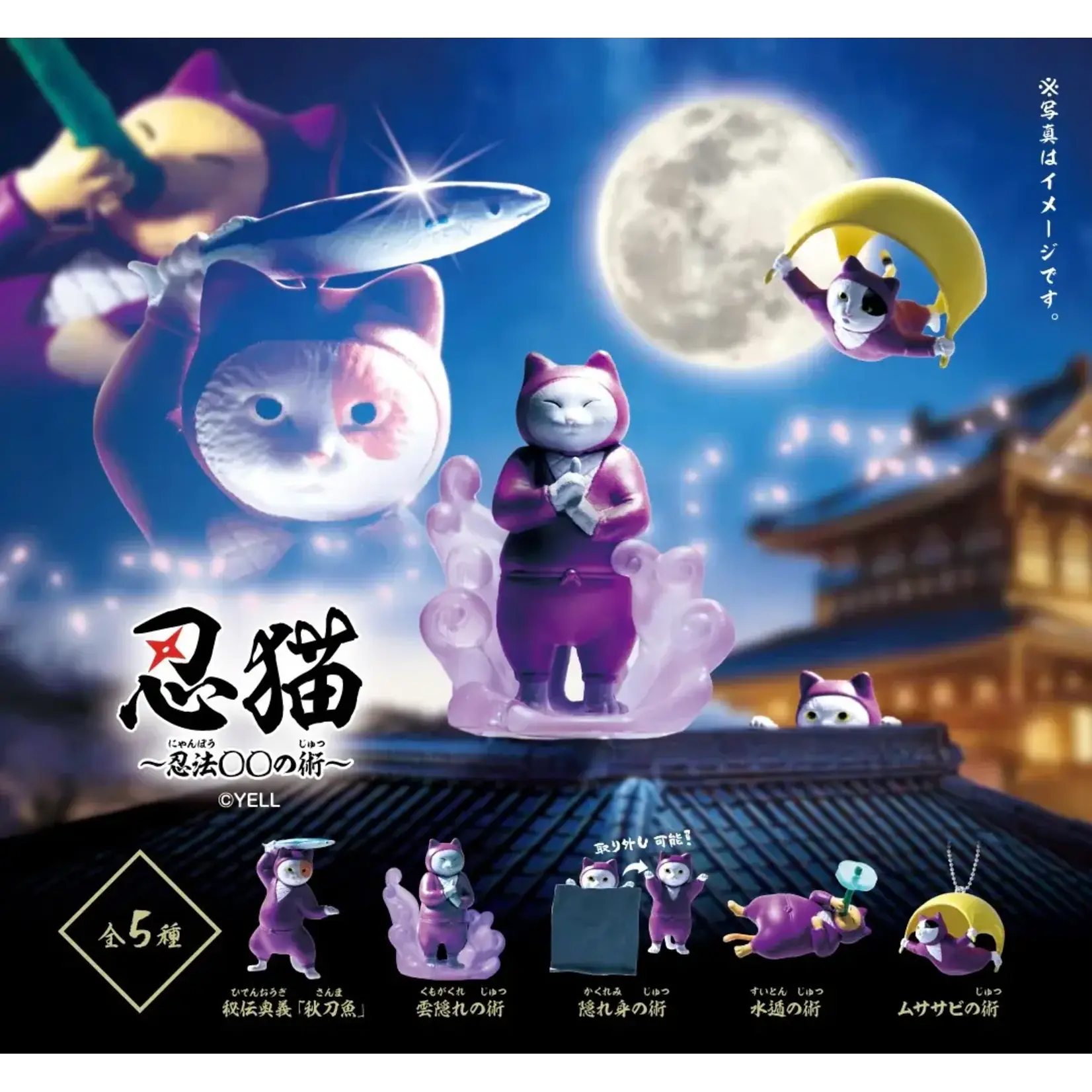 Ninja Cat Surprise Figure