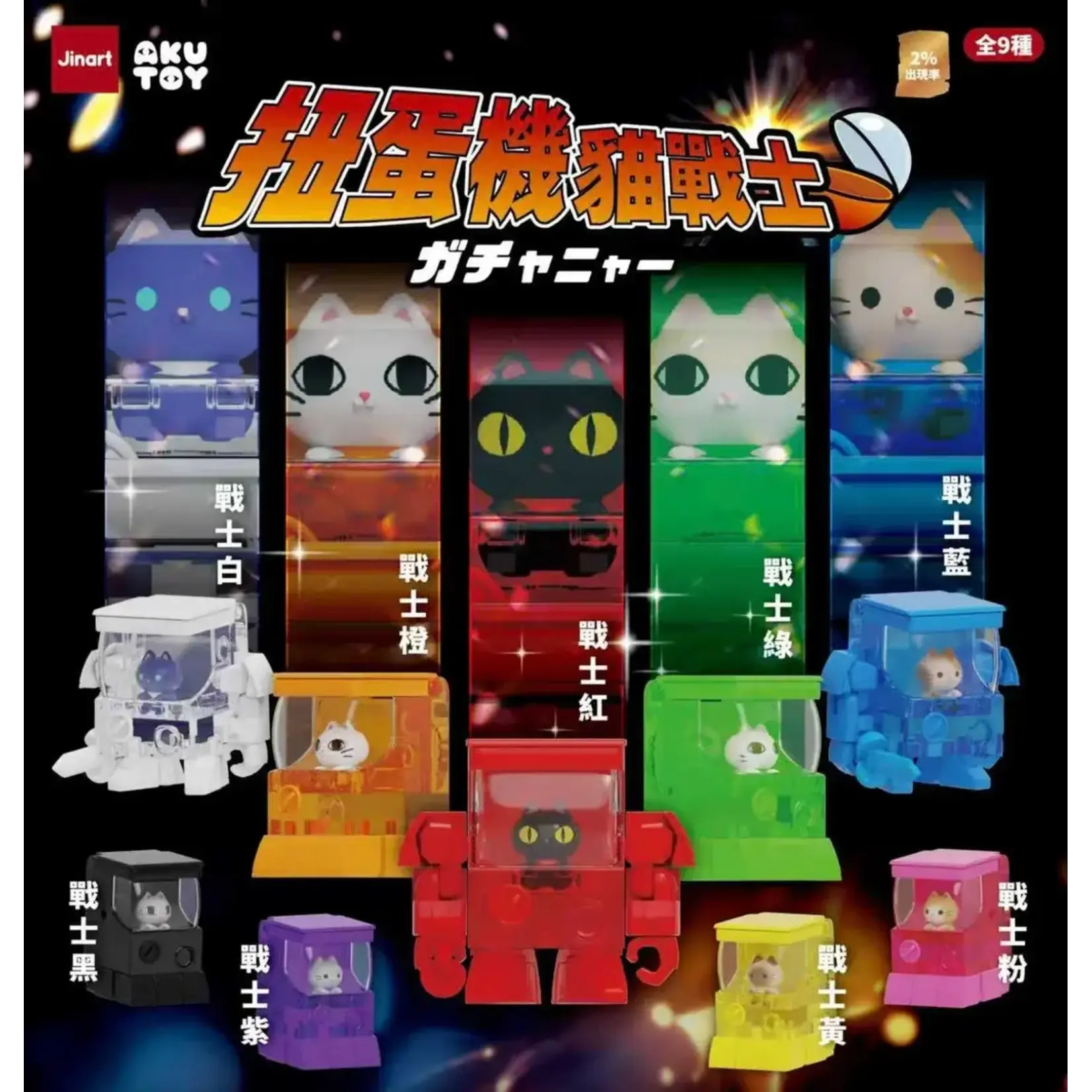 Gashapon Robot Cats Surprise Figure