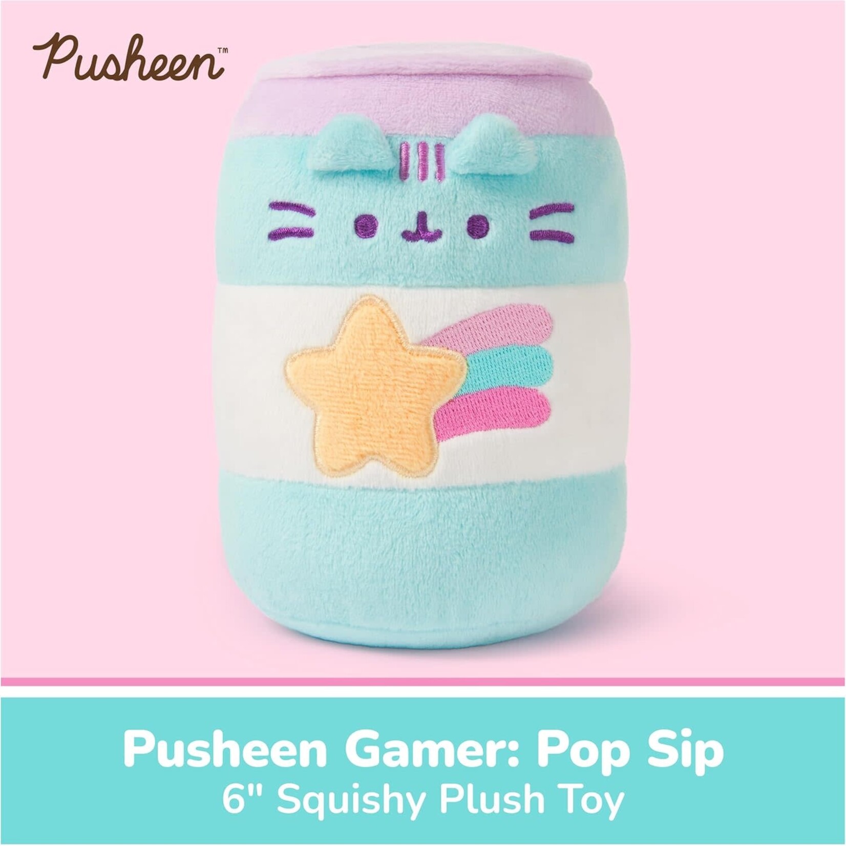 Pusheen Gamer Pop Sip Plush
