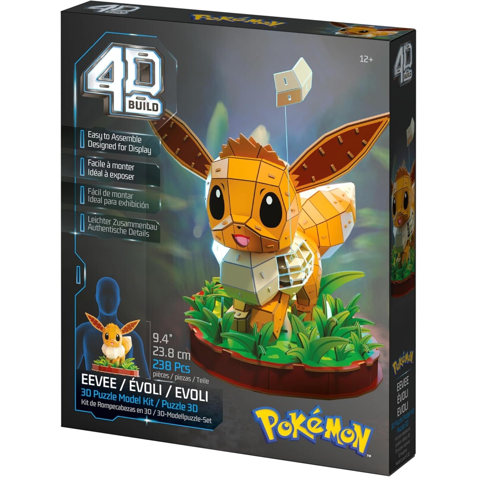 4D Build Pokemon Eevee 3D Model Kit
