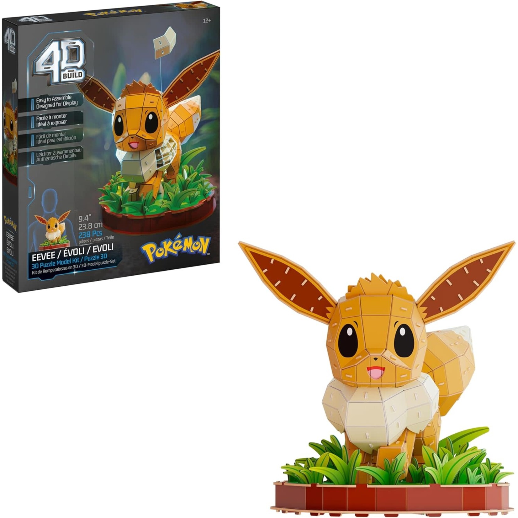 4D Build Pokemon Eevee 3D Model Kit