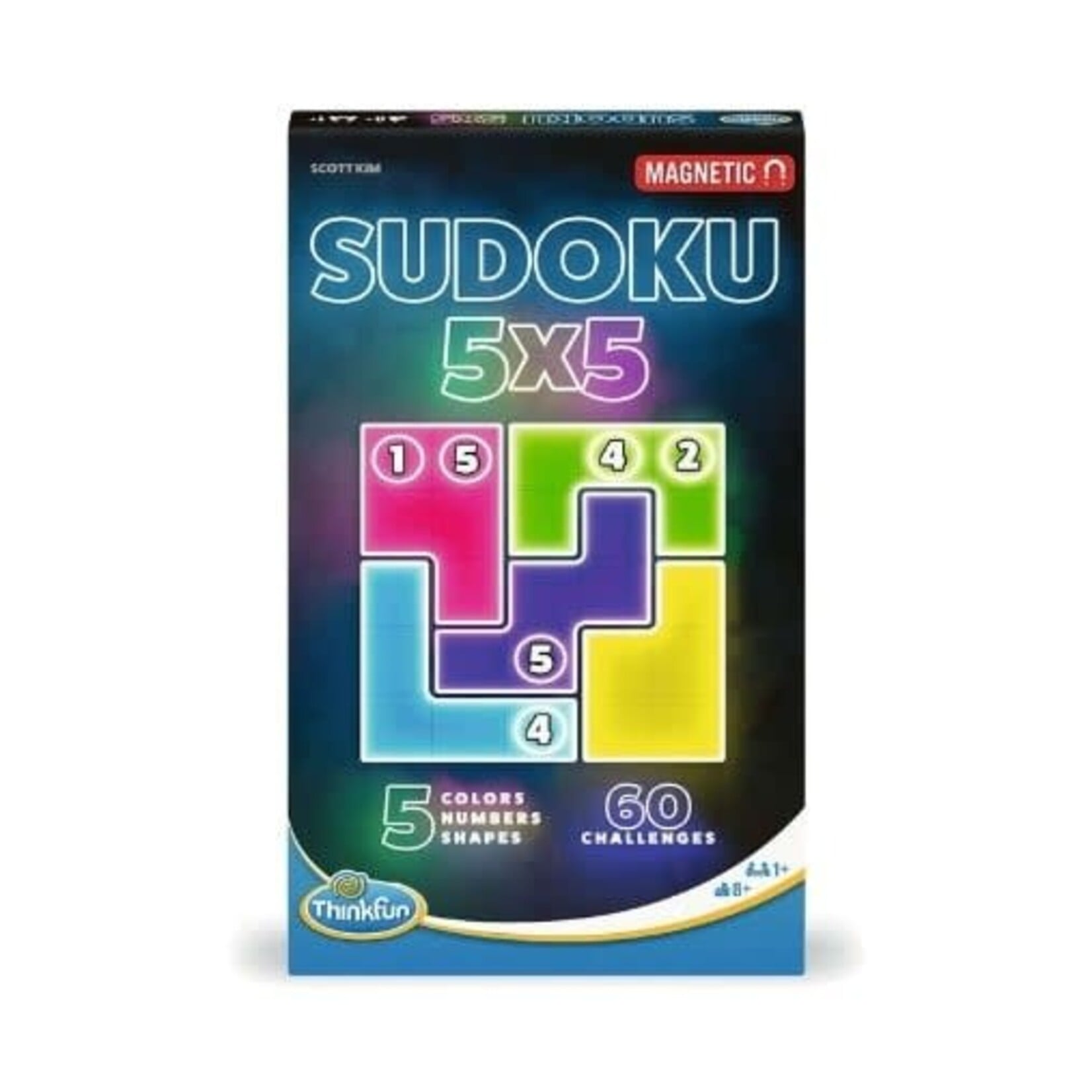 Sudoku 5x5 Magnetic Travel Puzzle