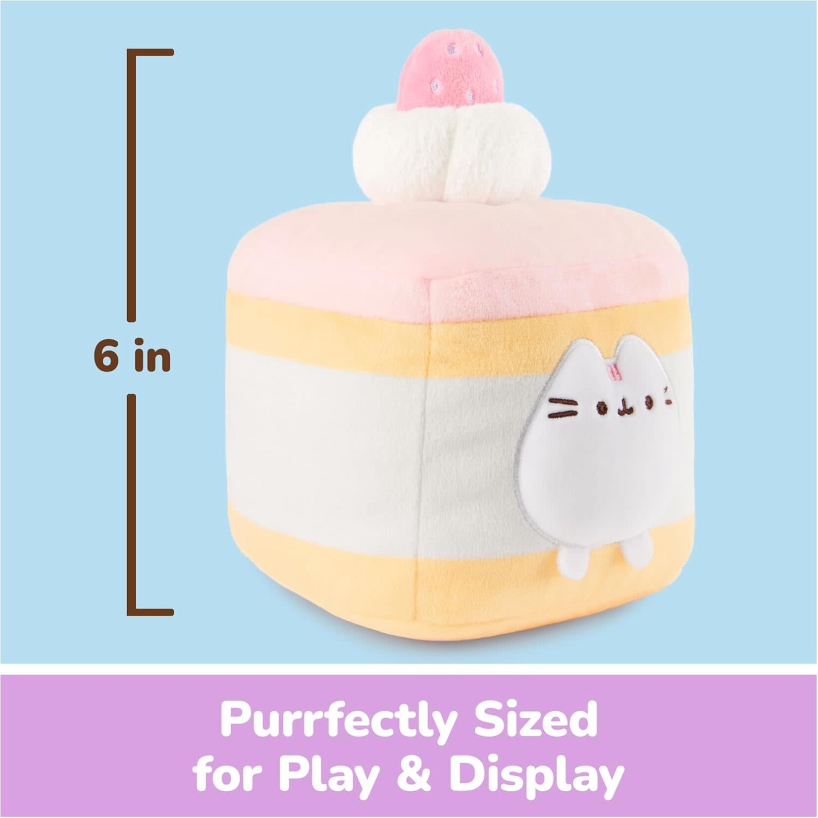 Pusheen Sweets Strawberry Sponge Cake 6" Plush