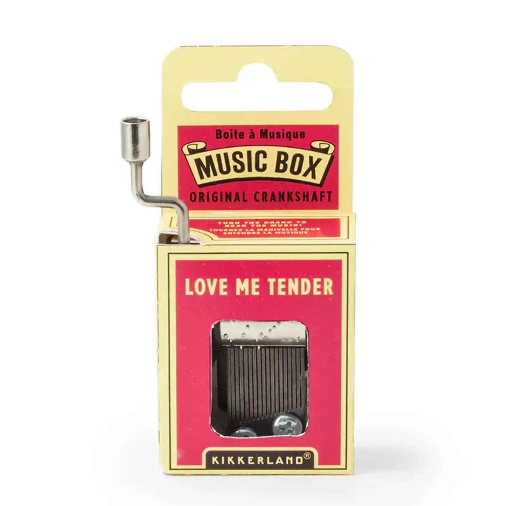 Love Me Tender Original Crankshaft Music Box