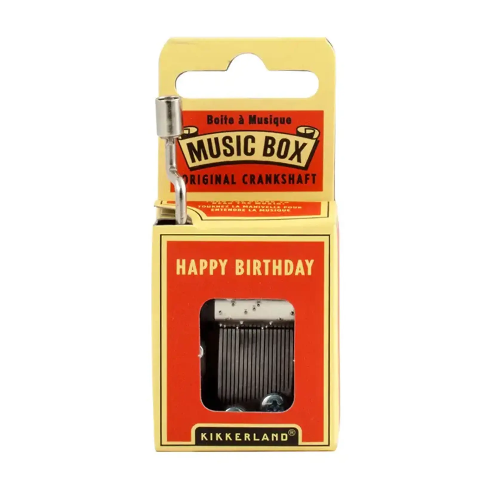 Happy Birthday Original Crankshaft Music Box