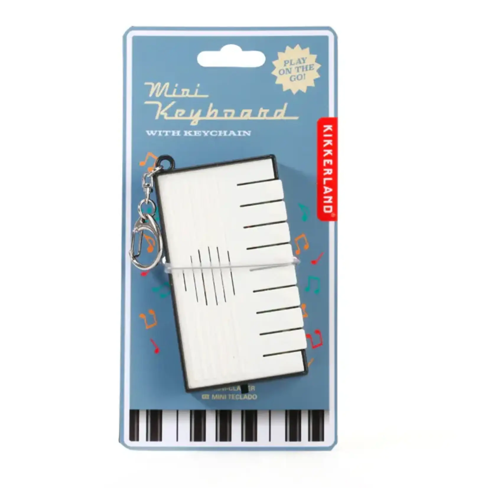 Mini Piano Keyboard Keychain