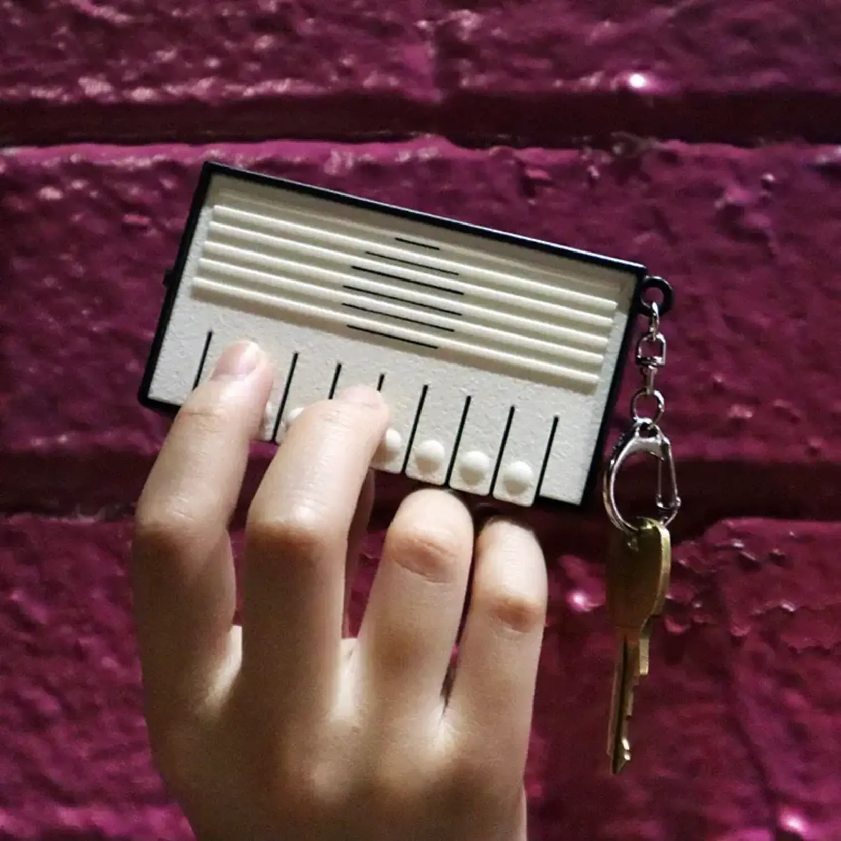 Mini Piano Keyboard Keychain