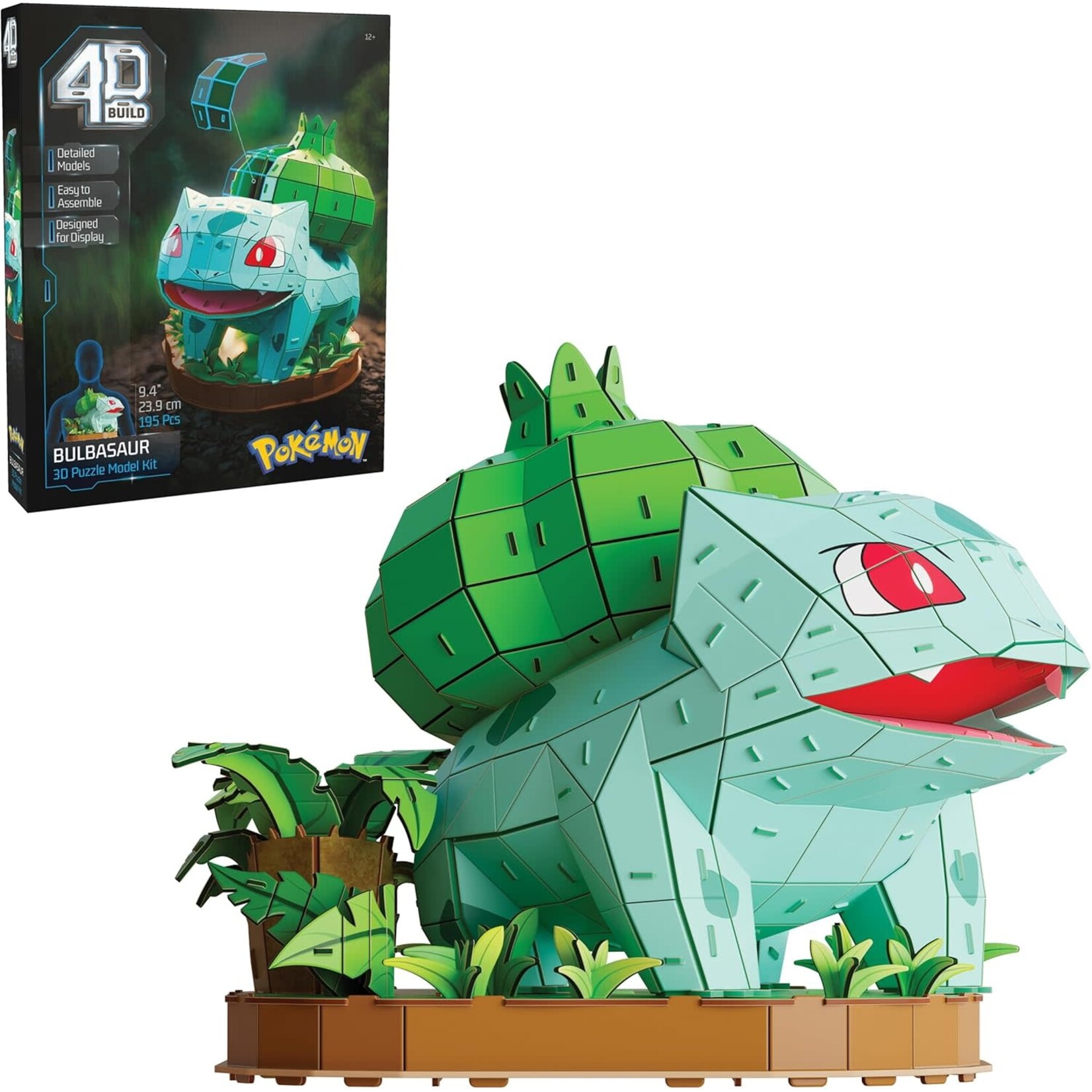 4D Build Pokemon Bulbasaur 3D Model Kit
