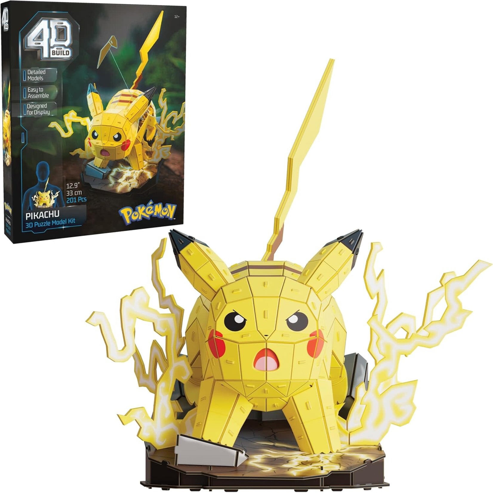 4D Build Pokemon Pikachu 3D Model Kit